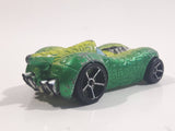 2010 Hot Wheels Disney Pixar Toy Story 3 Rex Rider Two-Tone Satin Green and Lime Green Die Cast Toy Character Car Vehicle