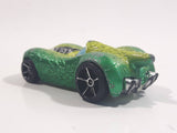 2010 Hot Wheels Disney Pixar Toy Story 3 Rex Rider Two-Tone Satin Green and Lime Green Die Cast Toy Character Car Vehicle