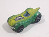 2010 Hot Wheels Disney Pixar Toy Story 3 Rex Rider Two-Tone Satin Green and Lime Green Die Cast Toy Character Car Vehicle