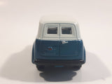 Johnny Lightning 1950 Chevy Suburban Dark Teal Blue Green with White Roof Die Cast Toy Car Vehicle with Opening Hood