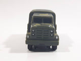 Unknown Brand MTG 01 GH 86 Military Army Cargo Transport Truck Dark Green Camouflage Plastic Body Die Cast Toy Car Vehicle