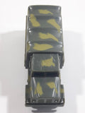 Unknown Brand MTG 01 GH 86 Military Army Cargo Transport Truck Dark Green Camouflage Plastic Body Die Cast Toy Car Vehicle