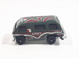 Unknown Brand Military Army Transport Van Dark Green Dark Red and White Camouflage Die Cast Toy Car Vehicle