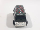 Unknown Brand Military Army Transport Van Dark Green Dark Red and White Camouflage Die Cast Toy Car Vehicle