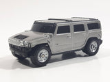 Maisto Hummer H2 Silver Grey Die Cast Toy Truck SUV Vehicle