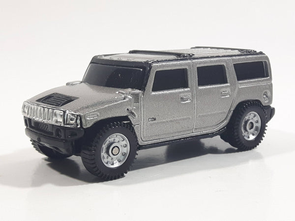 Maisto Hummer H2 Silver Grey Die Cast Toy Truck SUV Vehicle