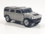 Maisto Hummer H2 Silver Grey Die Cast Toy Truck SUV Vehicle