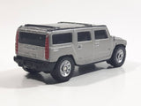 Maisto Hummer H2 Silver Grey Die Cast Toy Truck SUV Vehicle
