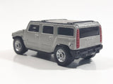 Maisto Hummer H2 Silver Grey Die Cast Toy Truck SUV Vehicle