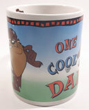 Gibson Bros Looney Tunes Taz Tasmanian Devil Cartoon Character "My Dad Can Do Anything" "One Cool Dad" Ceramic Coffee Mug Television Collectible