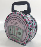 Sugar Lulu Decked Out Card Games Tin Metal Container with Handle - Empty