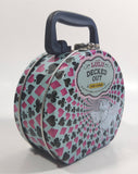 Sugar Lulu Decked Out Card Games Tin Metal Container with Handle - Empty