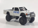 RealToy 4x4 Lifted Dodge Ram Pickup Truck "Sports Kits" "Champion" "Tech Sport Racing Equipment" White Die Cast Toy Car Vehicle