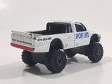 RealToy 4x4 Lifted Dodge Ram Pickup Truck "Sports Kits" "Champion" "Tech Sport Racing Equipment" White Die Cast Toy Car Vehicle