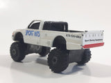 RealToy 4x4 Lifted Dodge Ram Pickup Truck "Sports Kits" "Champion" "Tech Sport Racing Equipment" White Die Cast Toy Car Vehicle