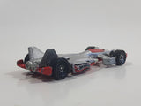 2005 Hot Wheels Starter Set Jet Threat 3.0 Silver Die Cast Toy Race Car Vehicle