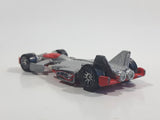 2005 Hot Wheels Starter Set Jet Threat 3.0 Silver Die Cast Toy Race Car Vehicle