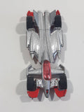 2005 Hot Wheels Starter Set Jet Threat 3.0 Silver Die Cast Toy Race Car Vehicle