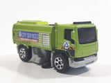 2016 Matchbox MBX Adventure MBX Street Cleaner Metalflake Green Die Cast Toy Car Vehicle