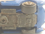 Galoob Micro Machines Ultrafast '57 Chevy Corvette Blue with Orange Flames Miniature Tiny Die Cast Toy Car Vehicle