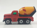 Vintage 1977 Lesney Matchbox Superfast No. 19 Cement Truck Red Die Cast Toy Car Construction Vehicle