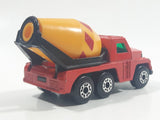 Vintage 1977 Lesney Matchbox Superfast No. 19 Cement Truck Red Die Cast Toy Car Construction Vehicle