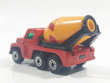 Vintage 1977 Lesney Matchbox Superfast No. 19 Cement Truck Red Die Cast Toy Car Construction Vehicle