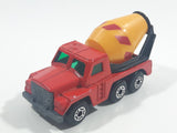 Vintage 1977 Lesney Matchbox Superfast No. 19 Cement Truck Red Die Cast Toy Car Construction Vehicle