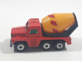 Vintage 1977 Lesney Matchbox Superfast No. 19 Cement Truck Red Die Cast Toy Car Construction Vehicle