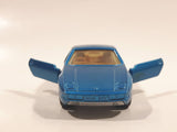 Vintage 1981 Lesney Matchbox Superfast No. 59 Porsche 928 Blue Die Cast Toy Car Vehicle with Opening Doors