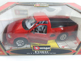 Burago Gold Collection Ford SVT F150 Lightning Red 1/21 Scale Die Cast Toy Car Vehicle with Opening Doors, Hood, and Tail Gate New in Box