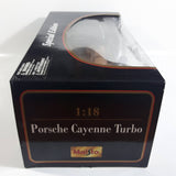 2002 Maisto Special Edition Porsche Cayenne Turbo Dark Green 1/18 Scale Die Cast Toy Car Vehicle with Opening Doors, Hood, and Hatch New in Box