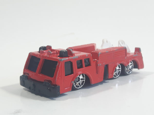 Maisto Fire Truck Red Fire Engine Die Cast Toy Car Emergency Rescue Vehicle