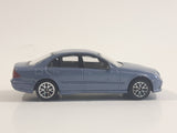 RealToy MB Mercedes Benz E-55 AMG Blue Grey 1/61 Scale Die Cast Toy Car Vehicle