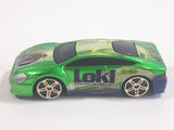 HTF 2011 Maisto Marvel Comics Fast Money "Loki" Character Bright Green Die Cast Toy Car Vehicle