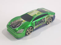 HTF 2011 Maisto Marvel Comics Fast Money "Loki" Character Bright Green Die Cast Toy Car Vehicle