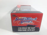 1995 Racing Champions Premier Edition NASCAR Super Truck Series by Craftsman #38 Sammy Swindell Channel Lock Blue 1/24 Scale Die Cast Coin Bank with Key New in Box
