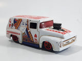 2019 Hot Wheels HW Art Cars '56 Ford Truck White Die Cast Toy Car Hot Rod Vehicle