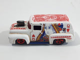 2019 Hot Wheels HW Art Cars '56 Ford Truck White Die Cast Toy Car Hot Rod Vehicle