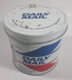 Vintage RJR Macdonald Daily Mail Mild Cigarette Tobacco White Red Blue Tin Metal Can