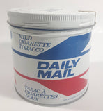 Vintage RJR Macdonald Daily Mail Mild Cigarette Tobacco White Red Blue Tin Metal Can