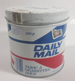 Vintage RJR Macdonald Daily Mail Mild Cigarette Tobacco White Red Blue Tin Metal Can