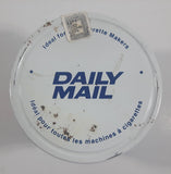 Vintage RJR Macdonald Daily Mail Mild Cigarette Tobacco White Red Blue Tin Metal Can