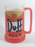 2011 Universal Studios Twentieth Century Fox The Simpsons Duff Beer Matt Groening 473mL Orange Hard Plastic Freezer Mug