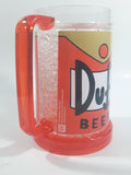 2011 Universal Studios Twentieth Century Fox The Simpsons Duff Beer Matt Groening 473mL Orange Hard Plastic Freezer Mug