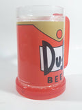 2011 Universal Studios Twentieth Century Fox The Simpsons Duff Beer Matt Groening 473mL Orange Hard Plastic Freezer Mug