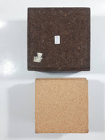 Set of 6 Cork Coasters in Cork Holder Made in Portugal