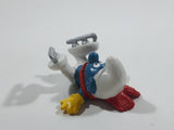 Vintage Vintage Peyo Smurf Ice Skater PVC Toy Figure 20121