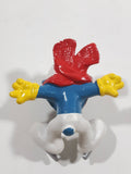 Vintage Vintage Peyo Smurf Ice Skater PVC Toy Figure 20121