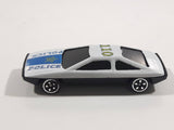 Unknown Brand Police 110 White and Blue Die Cast Toy Car Vehicle